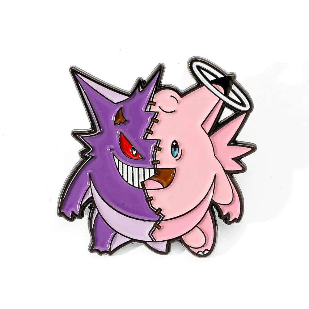Cosplay Prop Bag - 1 Pc Cartoon Jigglypuff Brooch Handsome
