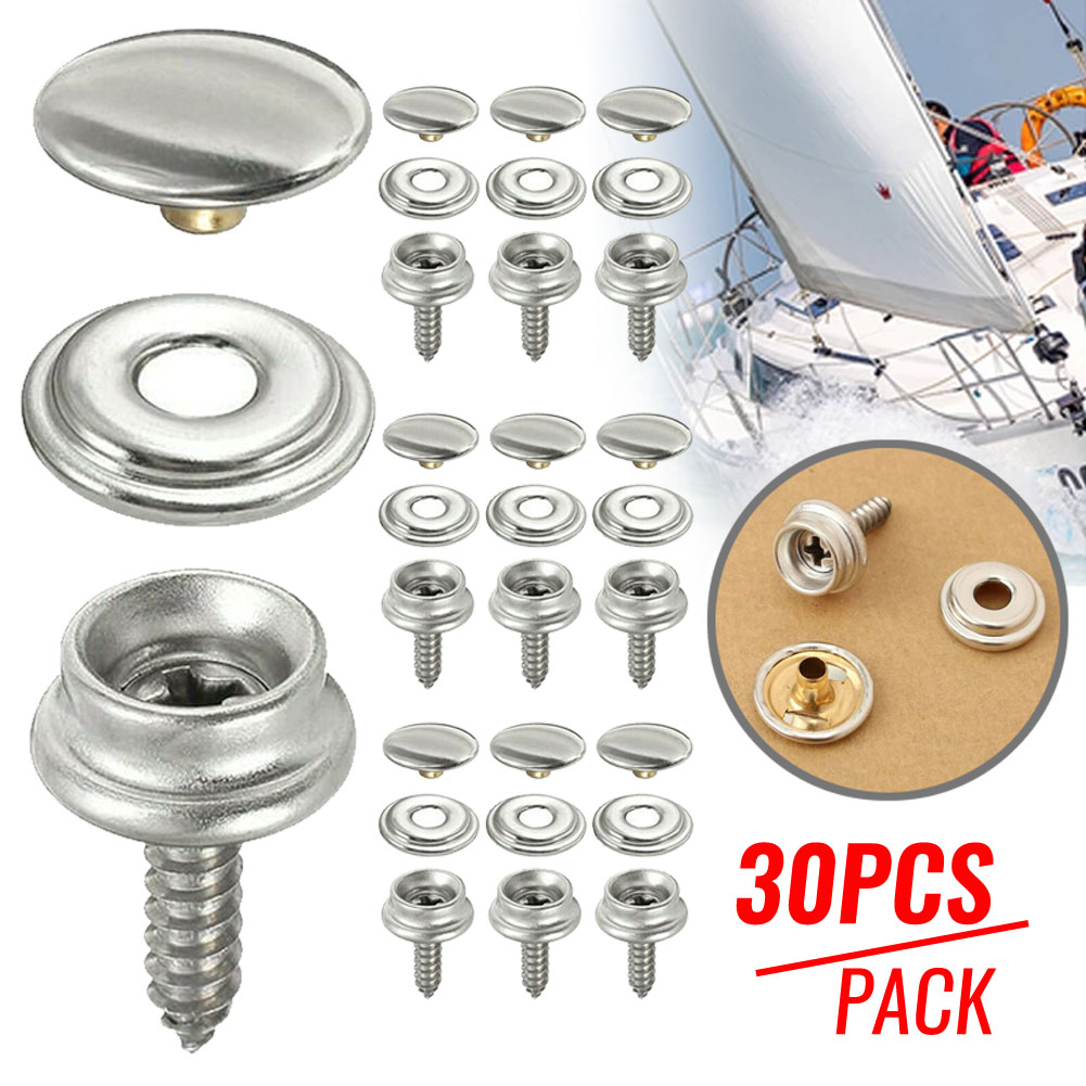 30pcs Snap Fastener Stainless  - огляд і ціна Snap Fastener Set