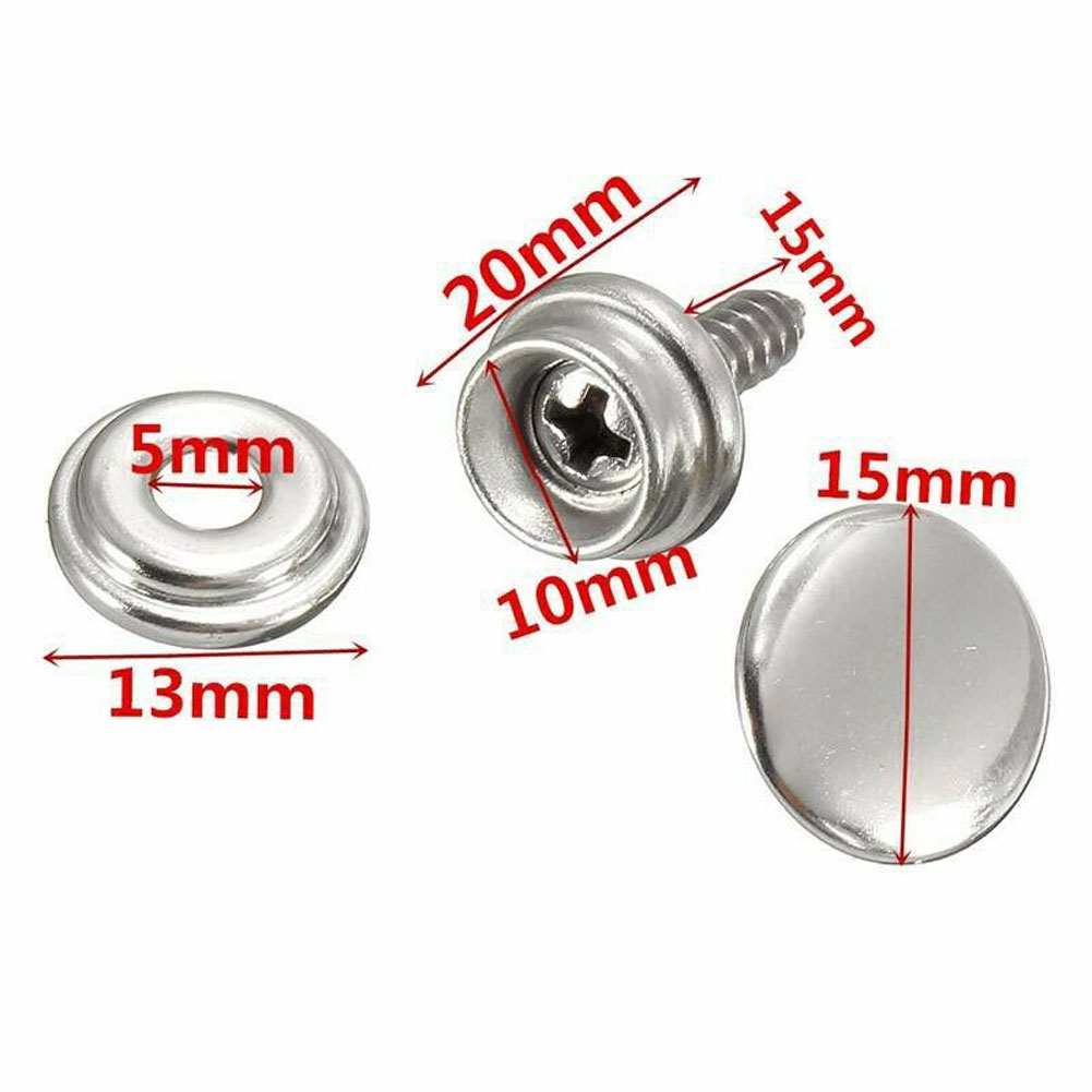 30pcs Snap Fastener Stainless  - огляд і ціна Snap Fastener Set