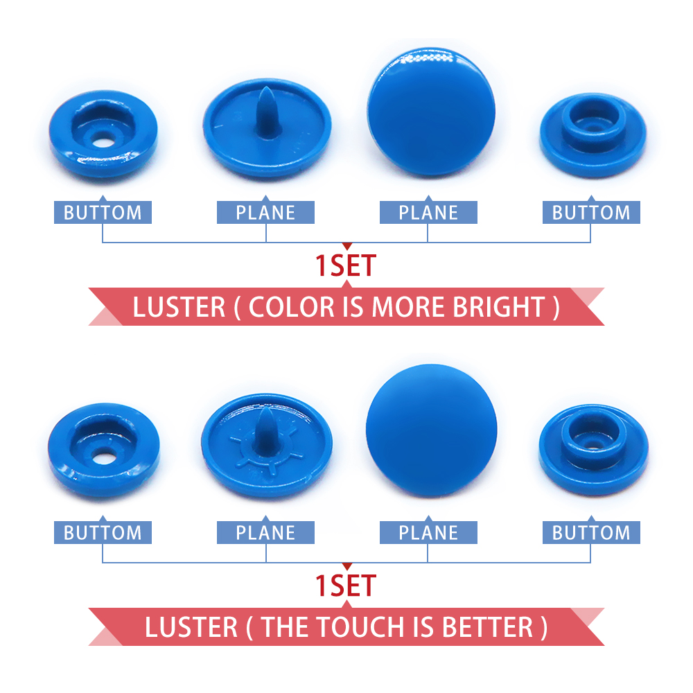 KAM T3 T5 20Sets Plastic Snaps - огляд і ціна Snap Fastener Set