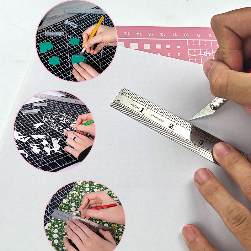 A4 Pvc Hand Cutting Mat Set, A - огляд і ціна Craft Knife Set
