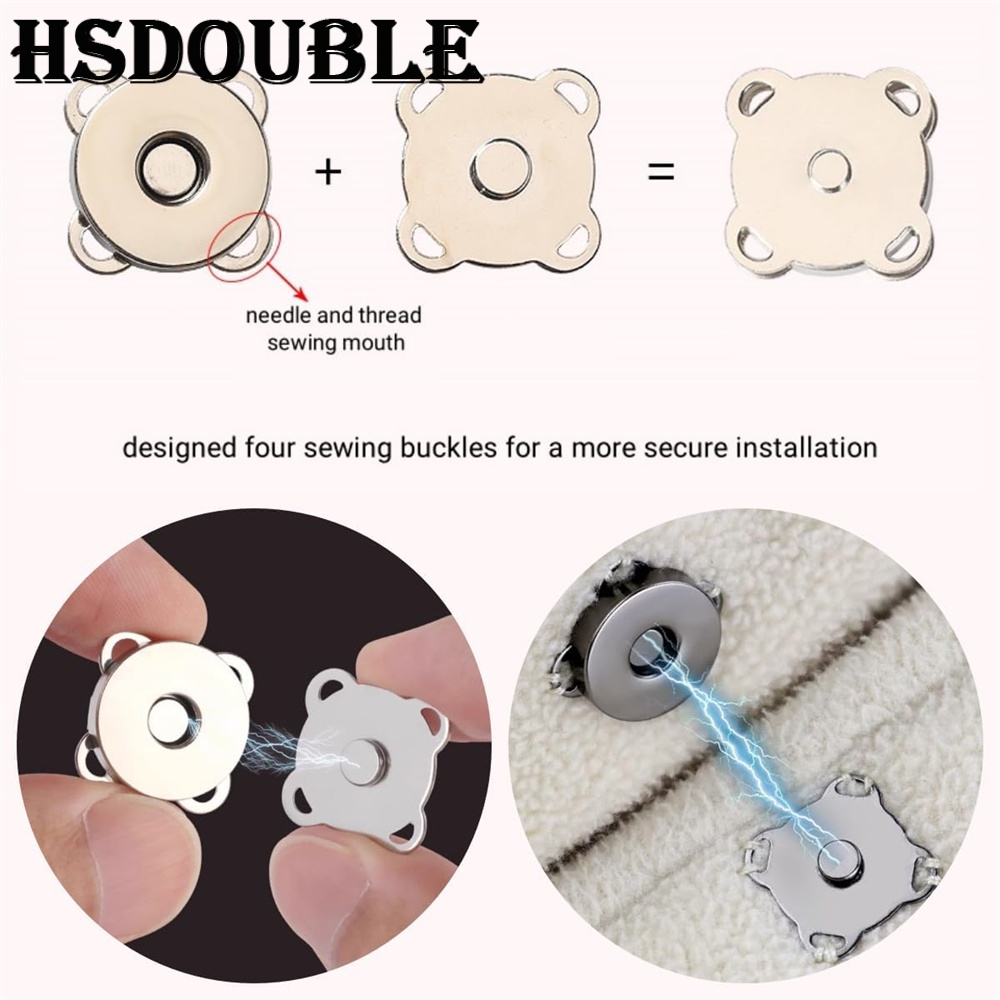 10 Sets Metal Magnetic Snap Fa - огляд і ціна Snap Fastener Set