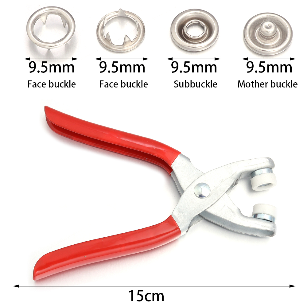 50/100/500pcs Metal Sewing 7.5 - огляд і ціна Snap Fastener Set