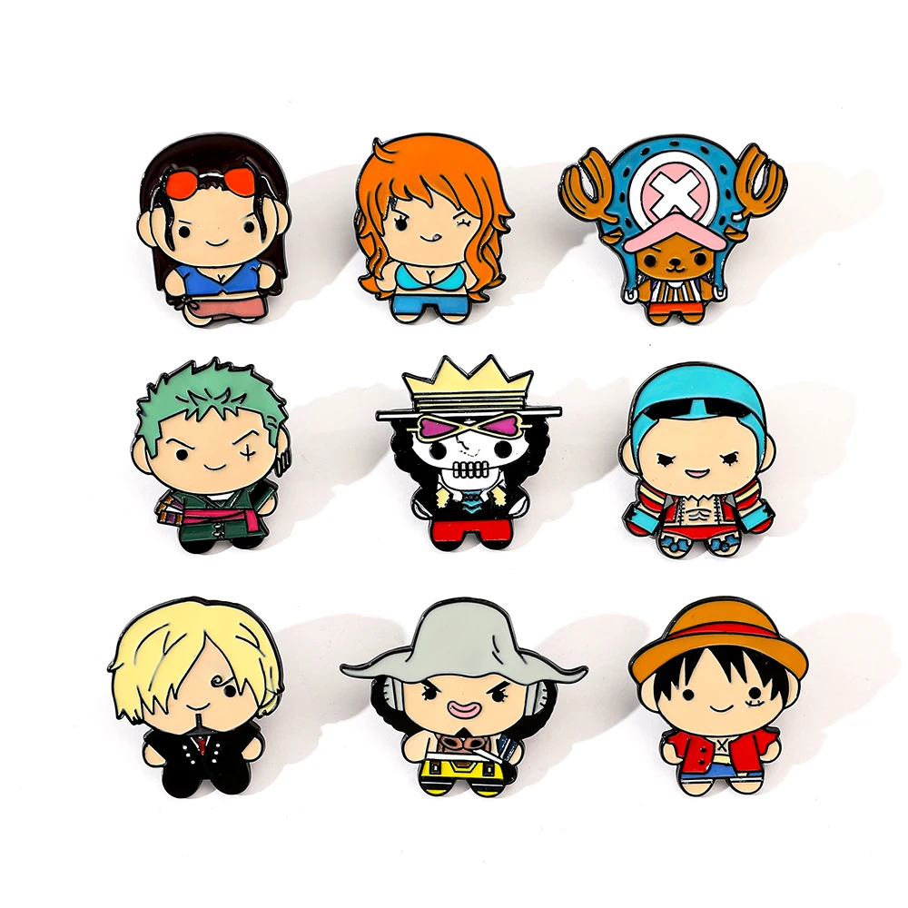 9 Pcs Creative Cartoon Brooch  - огляд і ціна Cosplay Prop Bag