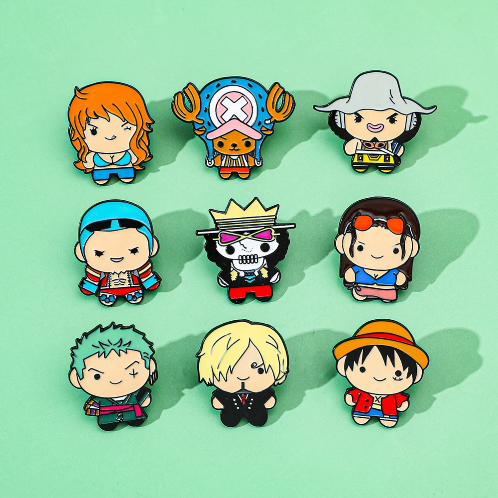 9 Pcs Creative Cartoon Brooch  - огляд і ціна Cosplay Prop Bag