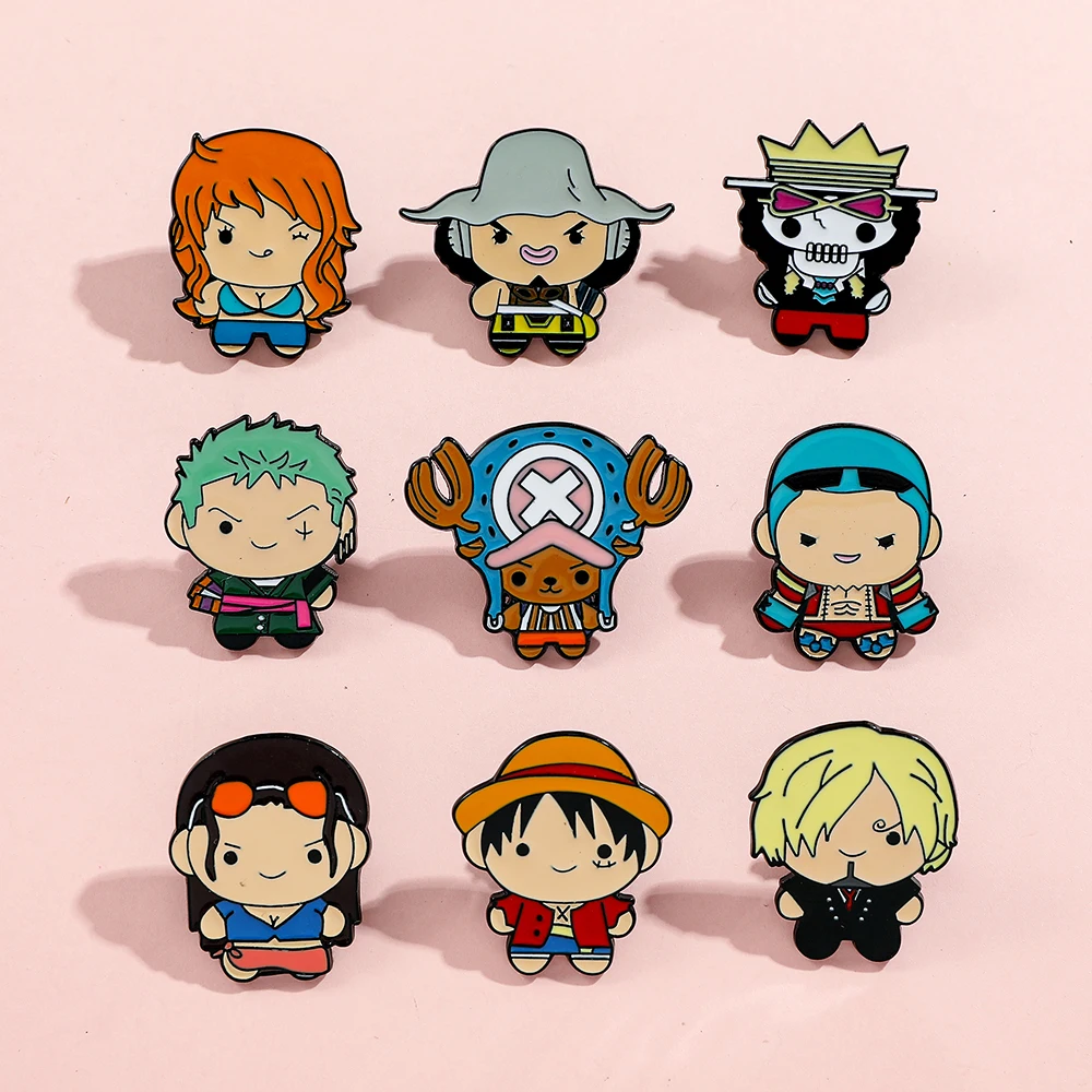 9 Pcs Creative Cartoon Brooch  - огляд і ціна Cosplay Prop Bag