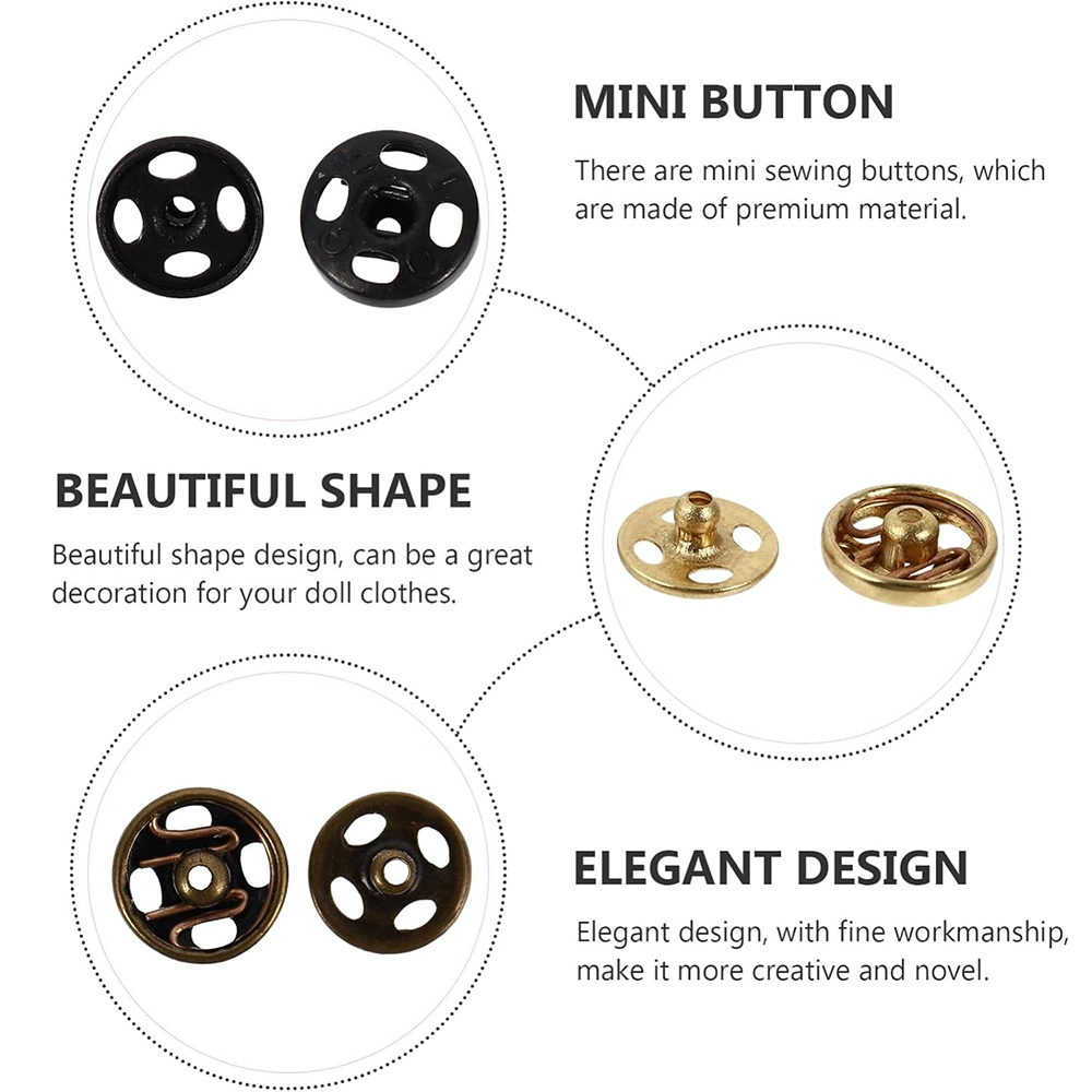 Stainless Steel Sew-on Snap Bu - огляд і ціна Snap Fastener Set