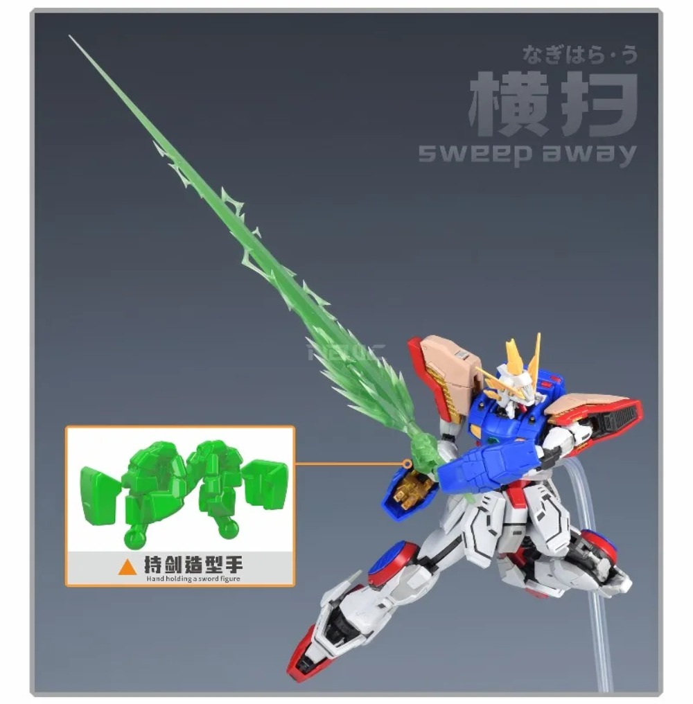 NewC 3D Light‑Curing Printed B - огляд і ціна Bandai Gundam Rg