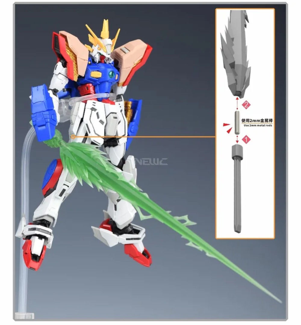 NewC 3D Light‑Curing Printed B - огляд і ціна Bandai Gundam Rg