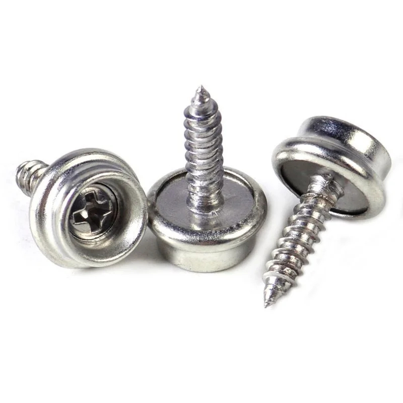 10 Sets Stainless Steel Tappin - огляд і ціна Snap Fastener Set