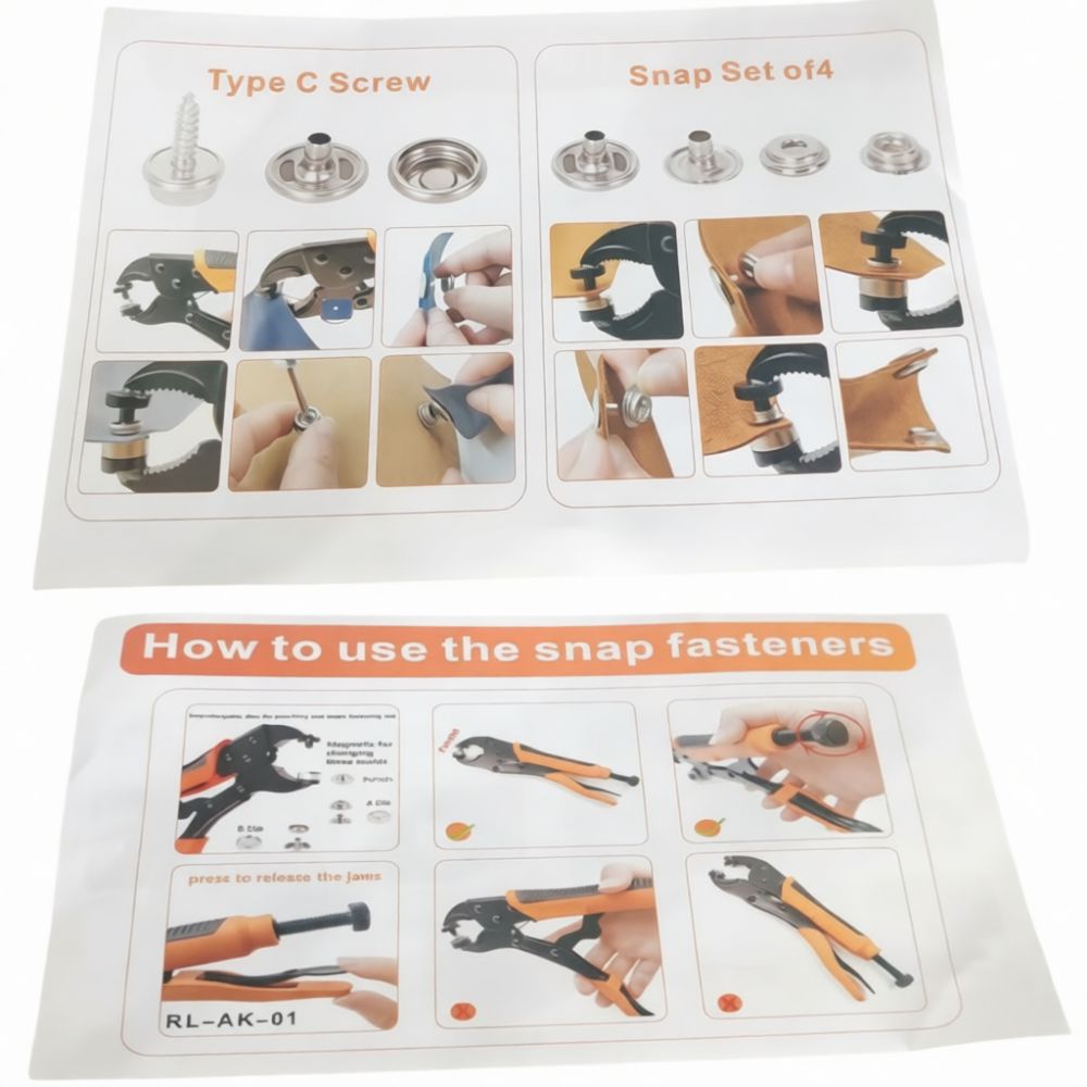 Manual Metal Snap Fastener Set - огляд і ціна Snap Fastener Set