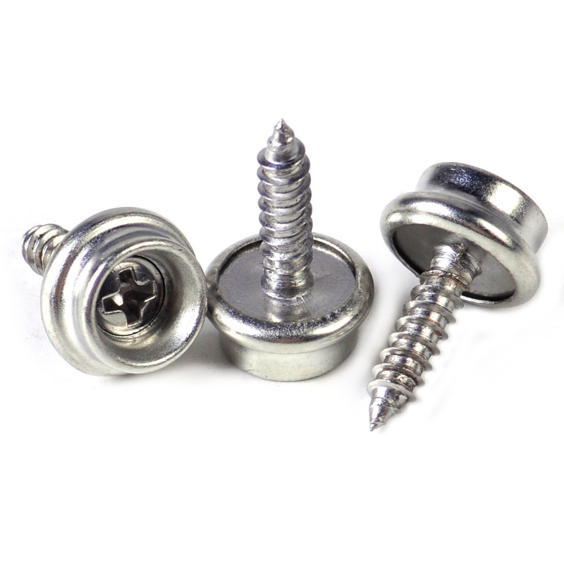 10 Sets Stainless Steel Tappin - огляд і ціна Snap Fastener Set