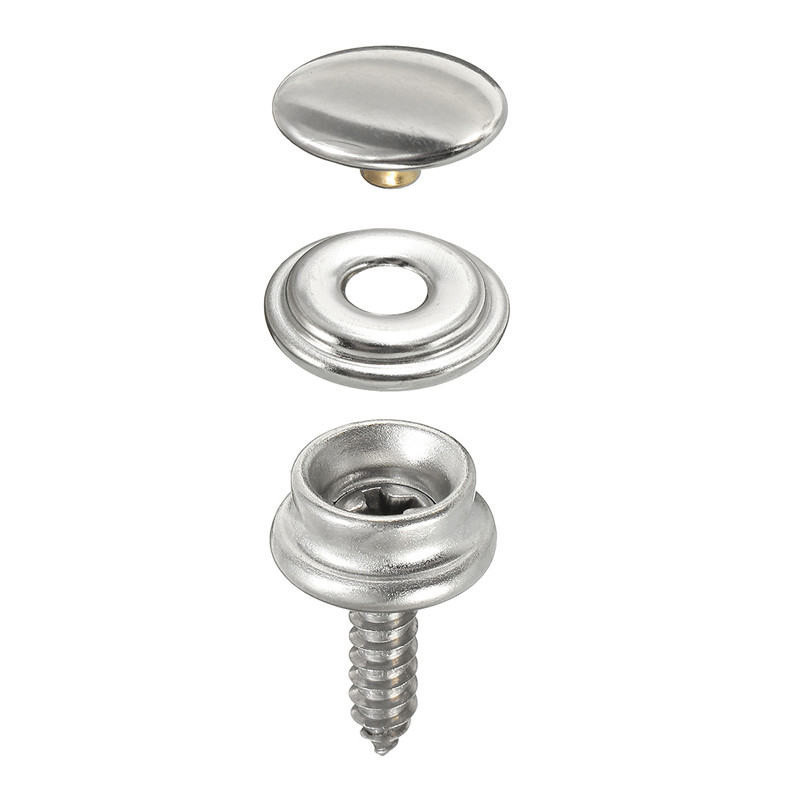 10 Sets Stainless Steel Tappin - огляд і ціна Snap Fastener Set
