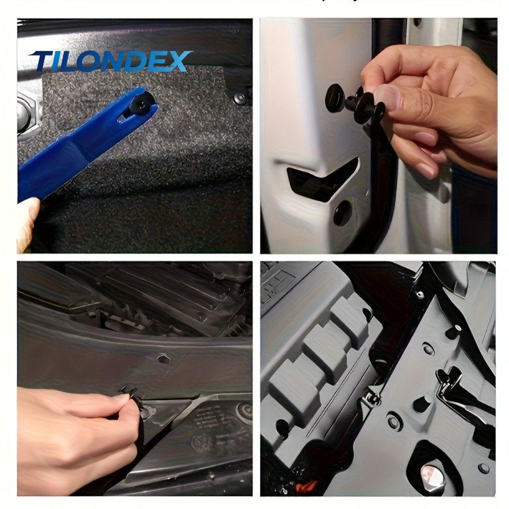 TILONDEX 100pcs Automotive Fas - огляд і ціна Snap Fastener Set