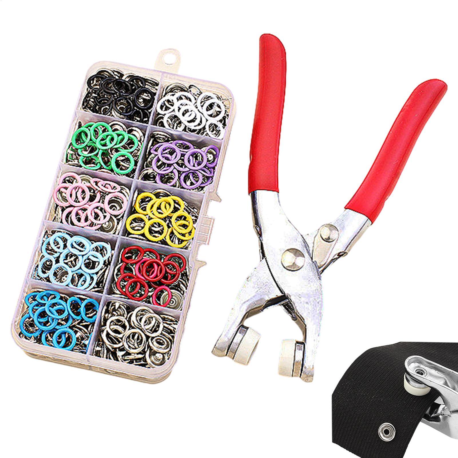 Clothing Button Kit 5-Claw Met - огляд і ціна Snap Fastener Set
